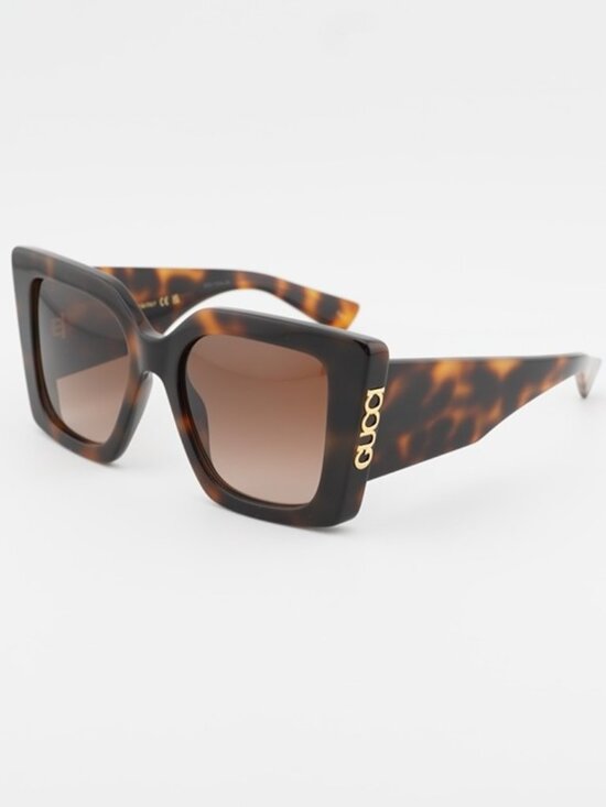 Gucci GG2039S 002 Sunglasses Havana Butterfly Frame, Brown Gradient Lenses main image 8